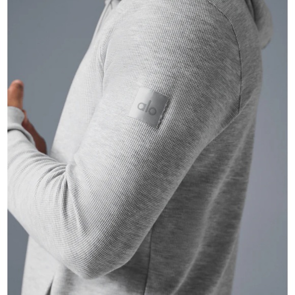 Alo Yoga Fastbreak Waffle hoodie Men’s XL - Picture 11 of 12
